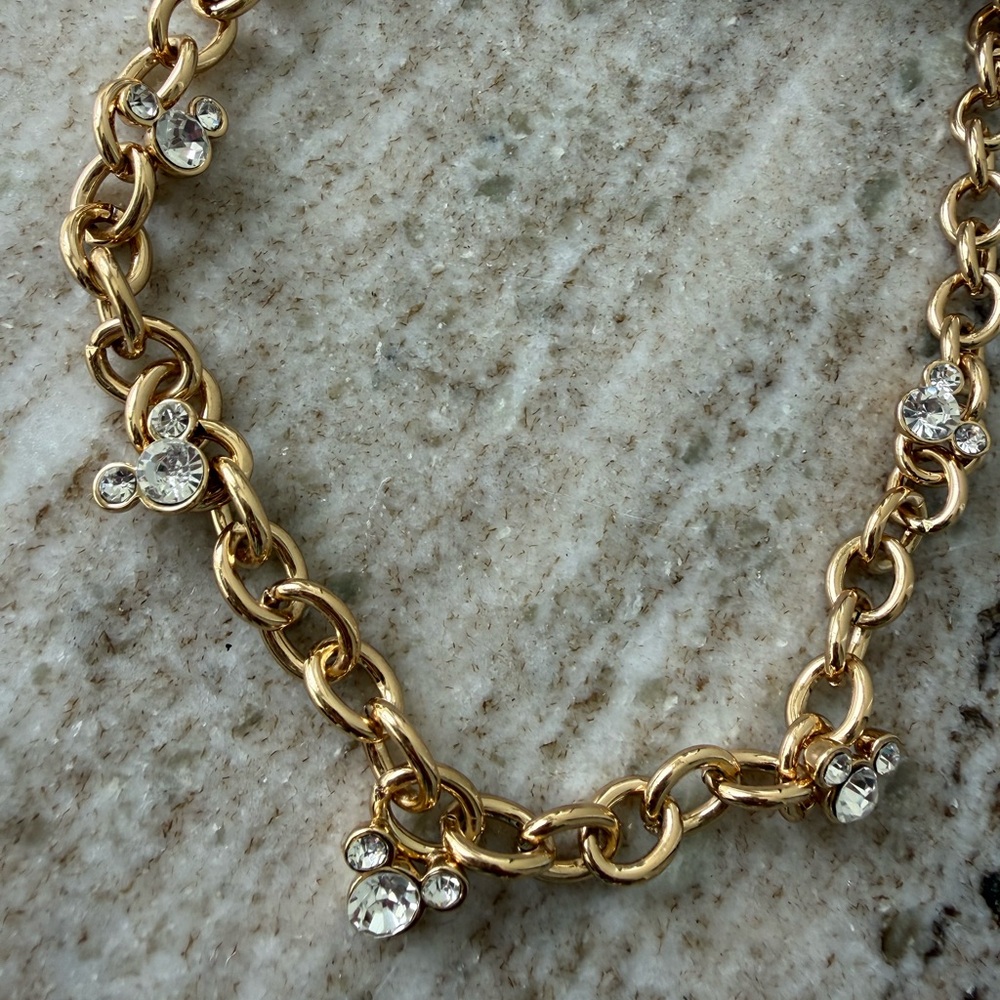 Always be Dreaming by Disney- Mickey Chunky Gemstone Necklace - Picture 3 of 4
